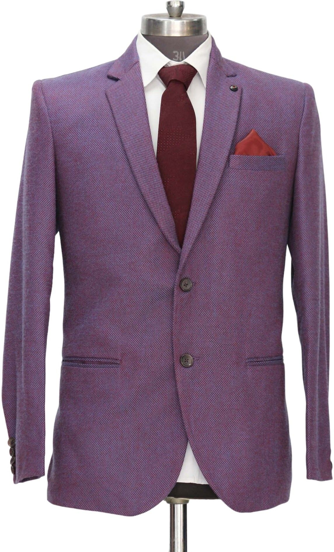gargian master cut Men Solid Single Breasted Formal, Party Blazer-picture-46