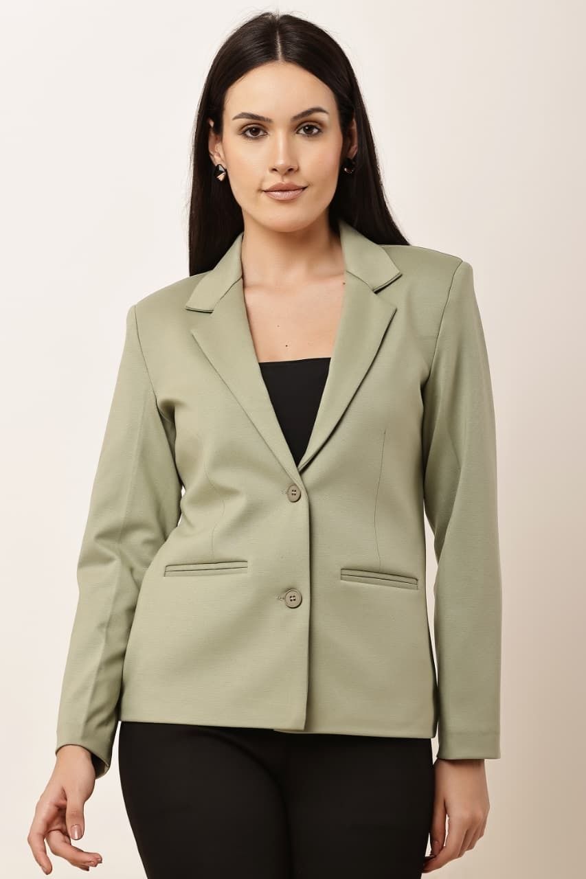 astiva Women Solid Single Breasted Casual, Formal, Festive, Lounge Wear, Wedding Blazer-picture-38