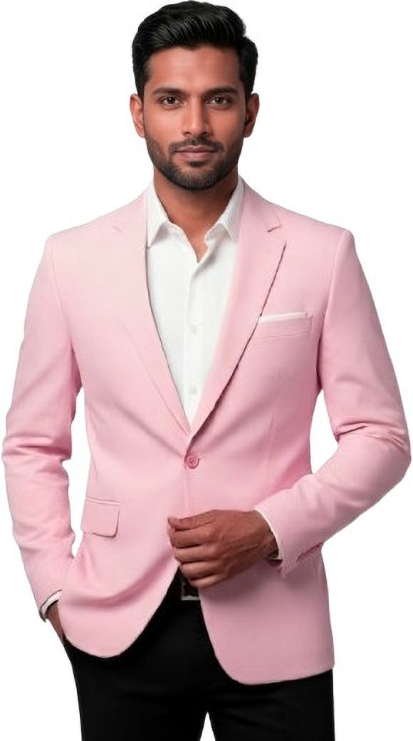humjoli mens wear Men Solid Single Breasted Casual, Formal, Party, Festive & Wedding Blazer-picture-27