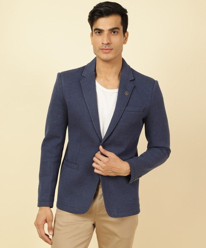 fort collins Men Solid Single Breasted Casual Blazer-picture-25
