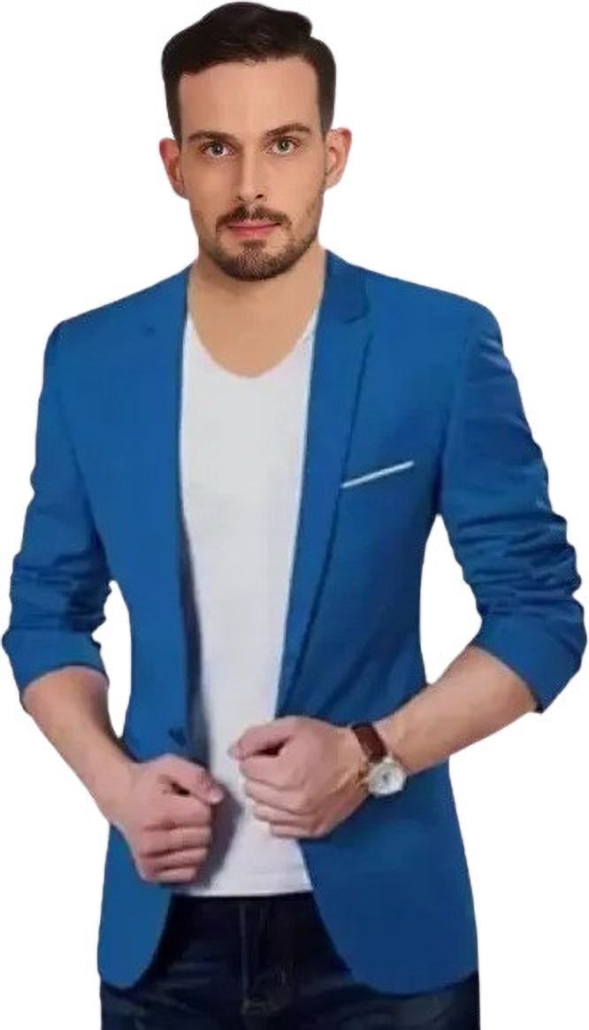 darbar in Men Solid Single Breasted Casual, Formal, Festive & Wedding Blazer-picture-6