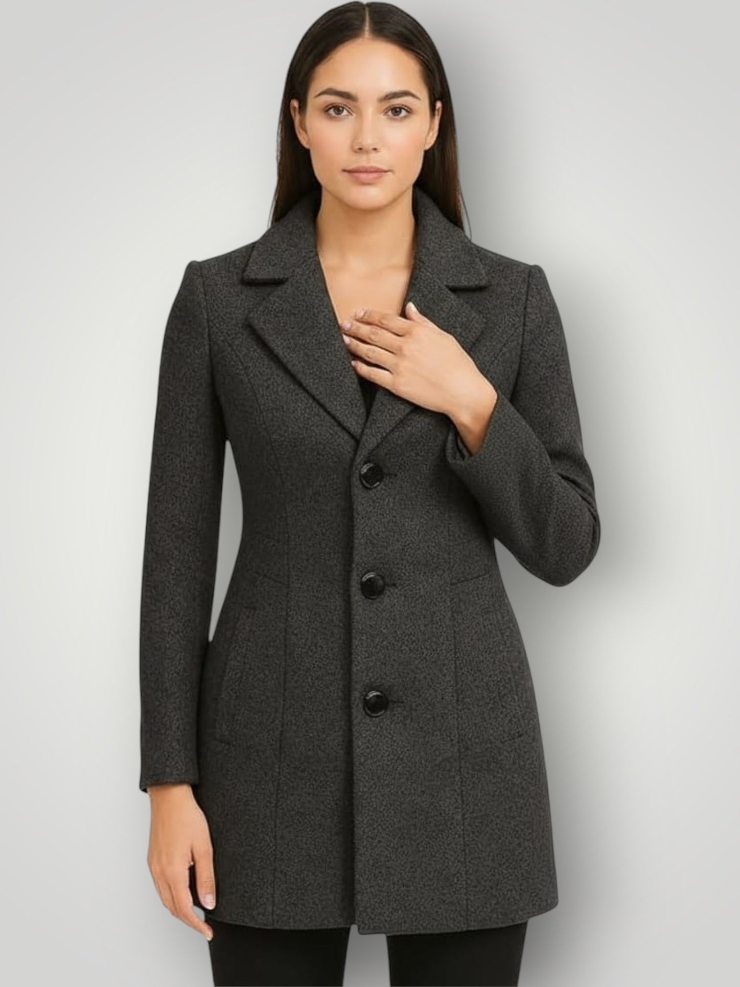pepzoo Women Solid Double Breasted Casual Blazer-picture-23