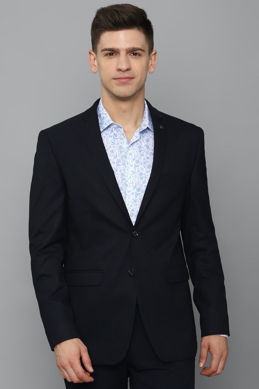 allen solly Men Solid Single Breasted Casual Blazer-picture-14