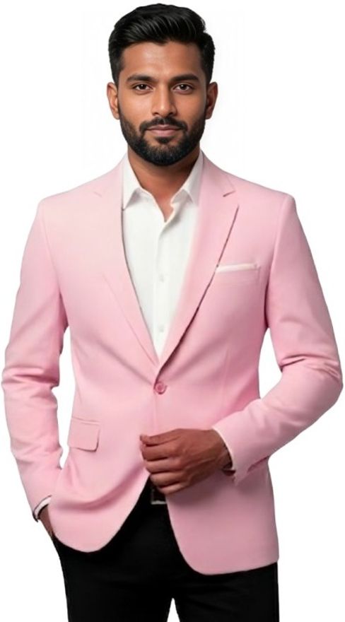 humjoli mens wear Men Solid Single Breasted Casual, Formal, Party, Festive & Wedding Blazer-picture-23