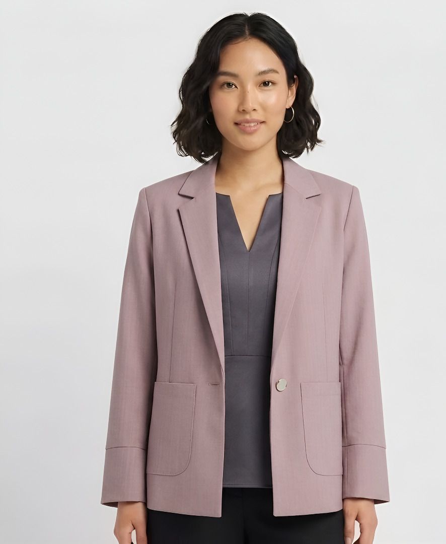 cadmon Women Solid Single Breasted Casual Blazer-picture-30