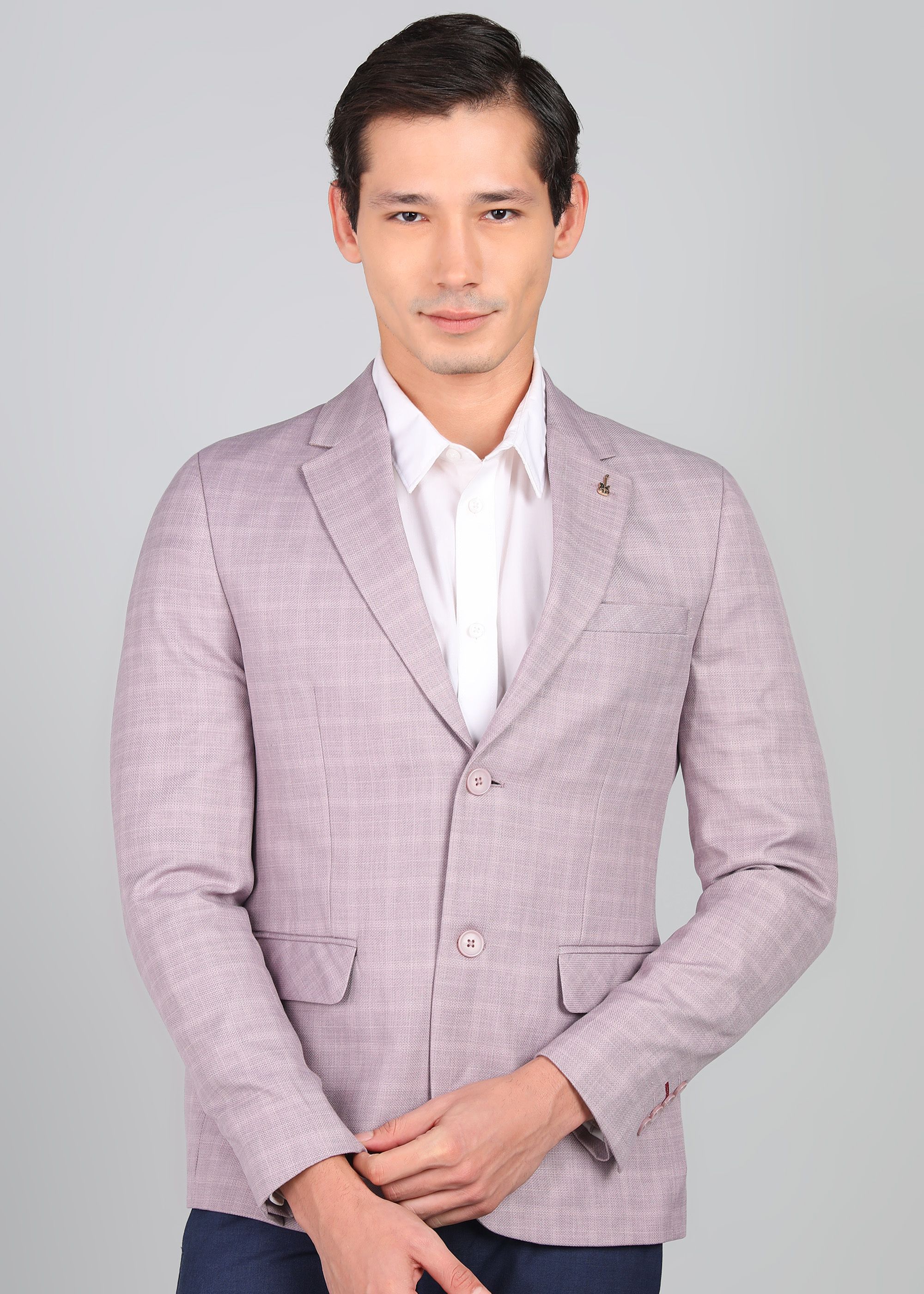 killer Men Checkered Single Breasted Formal Blazer-picture-12