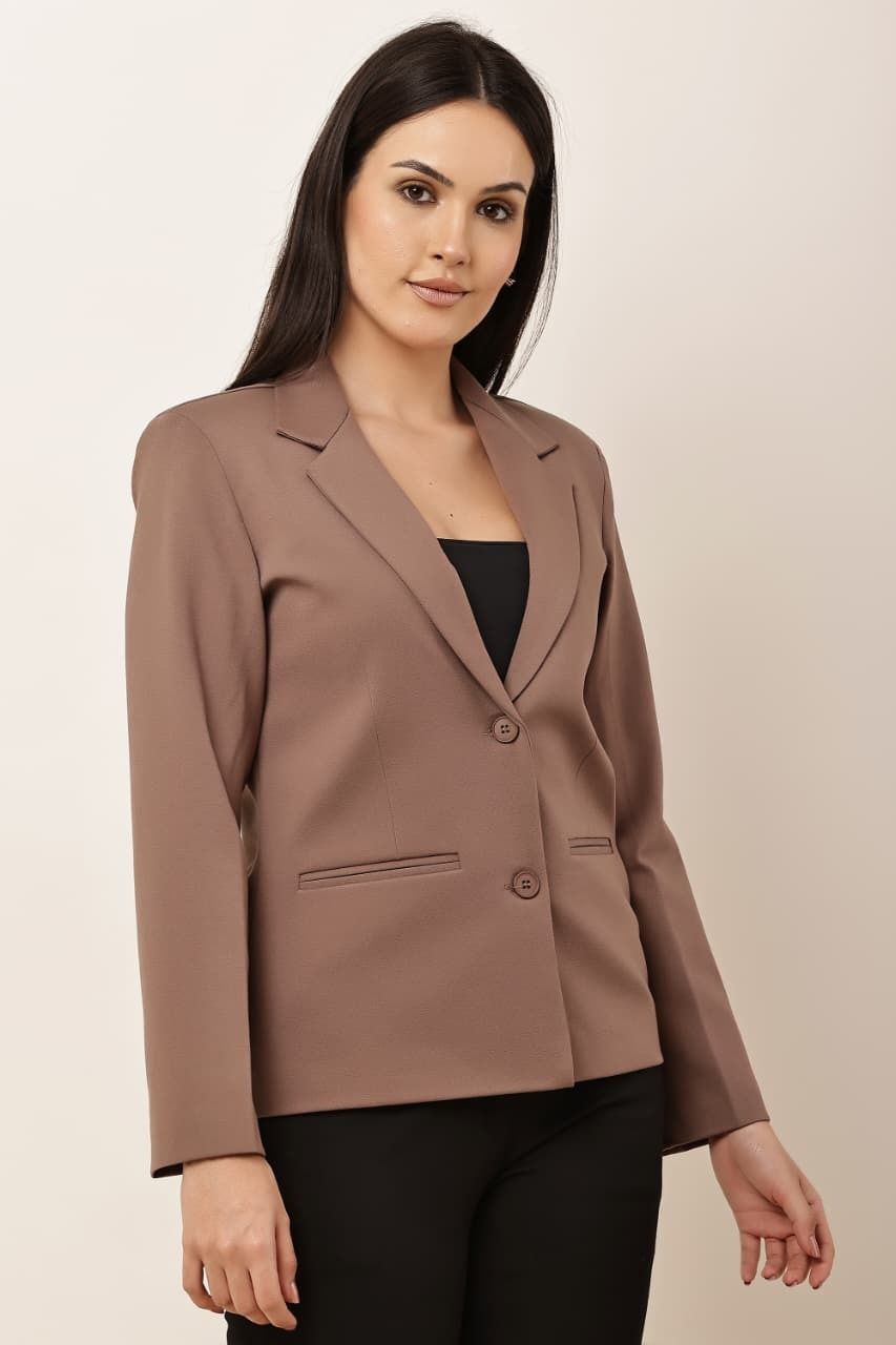 astiva Women Solid Single Breasted Casual, Formal, Festive, Lounge Wear, Wedding Blazer-picture-12
