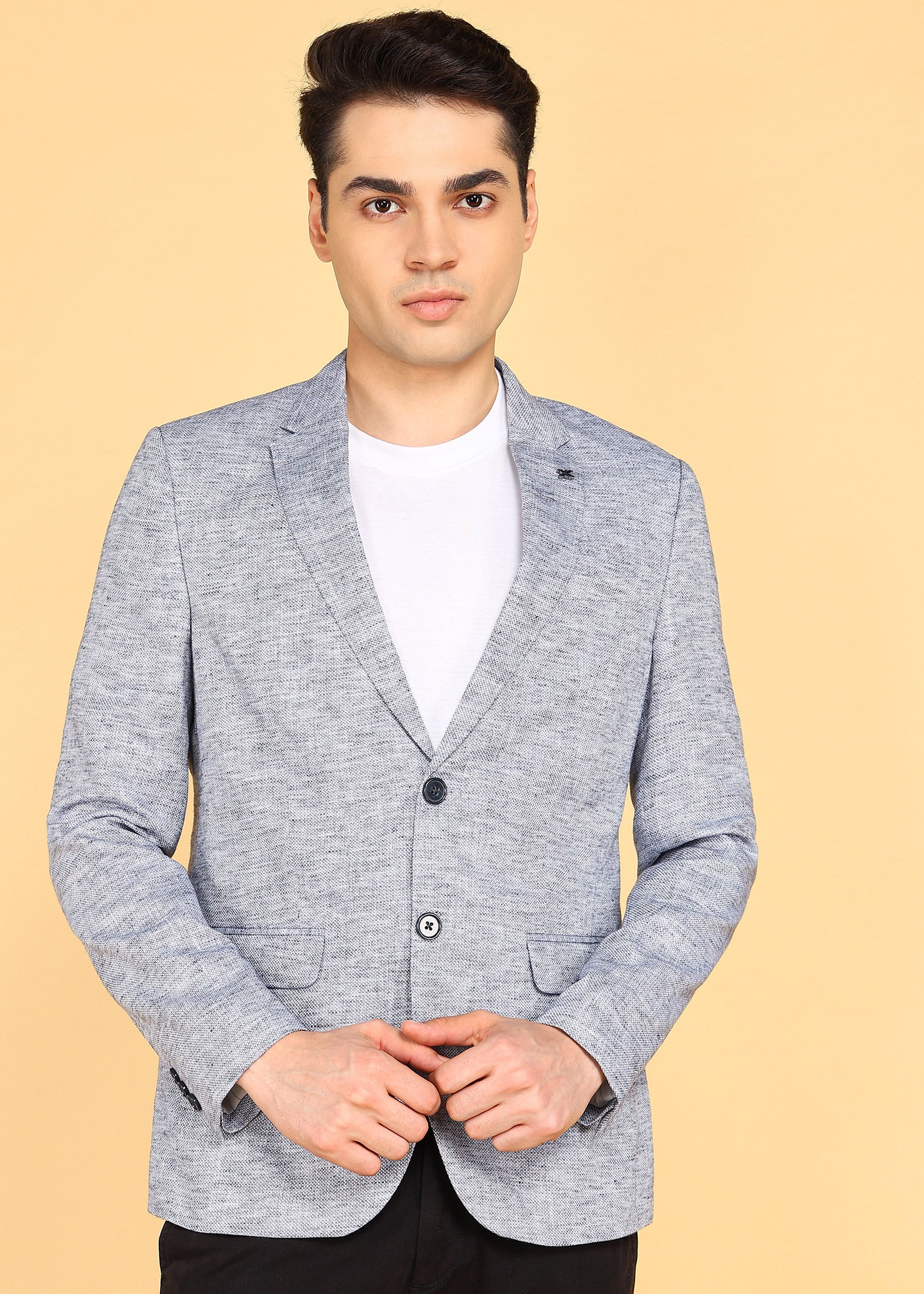 killer Men Solid Single Breasted Casual Blazer-picture-27