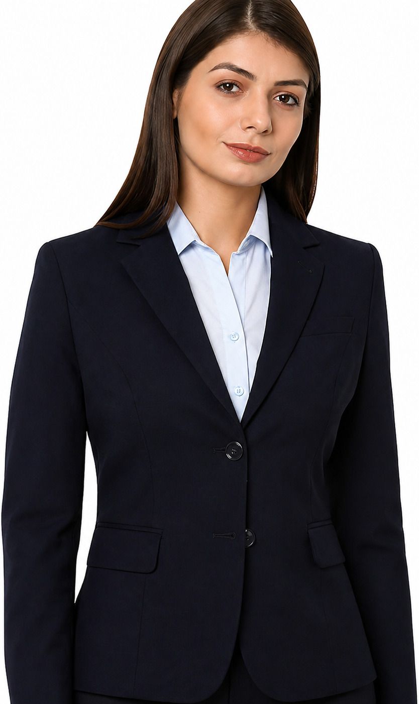 designally Women Solid Single Breasted Casual Blazer-picture-15