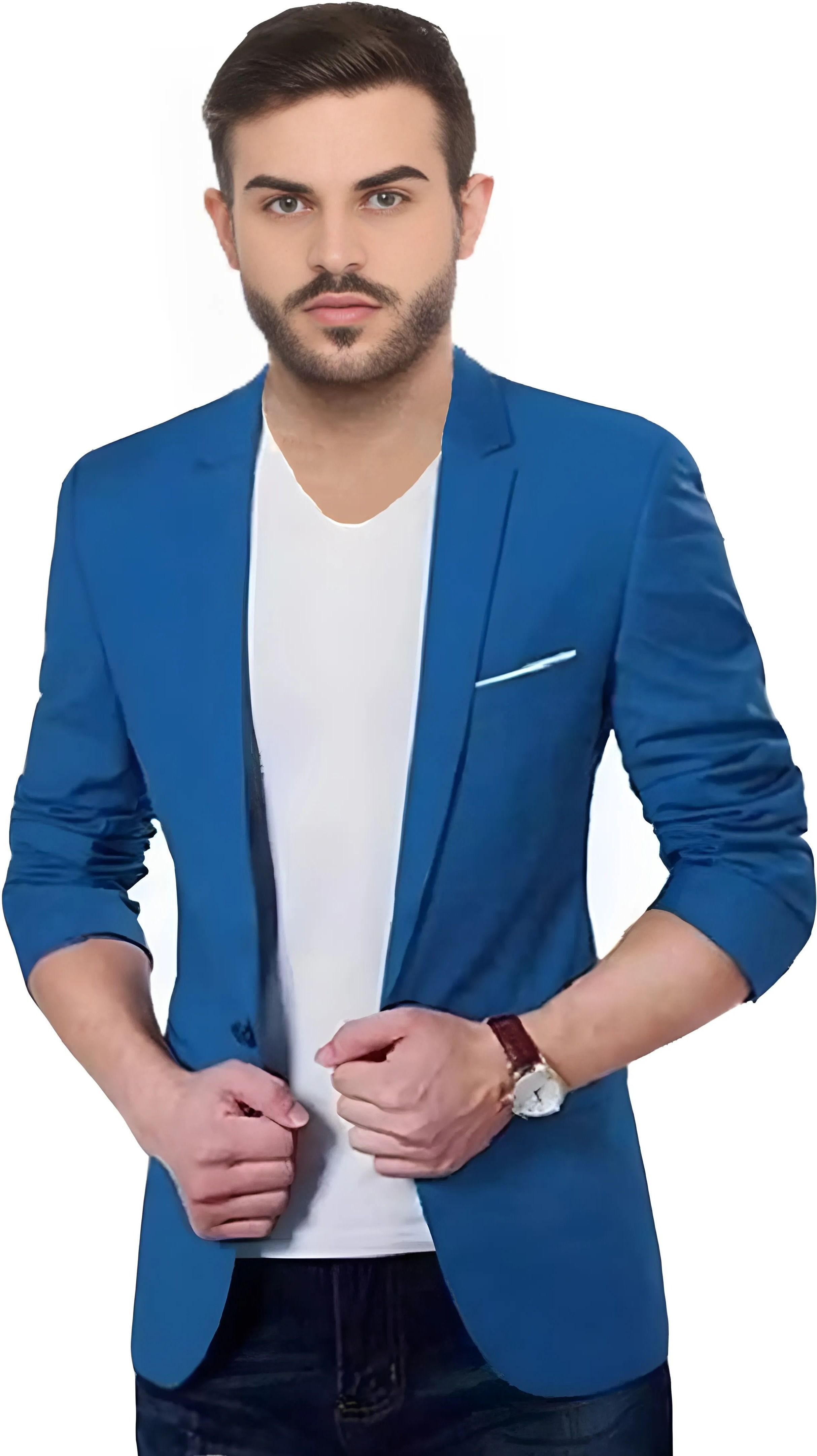 darbar in Men Solid Single Breasted Casual, Formal, Festive & Wedding Blazer-picture-15