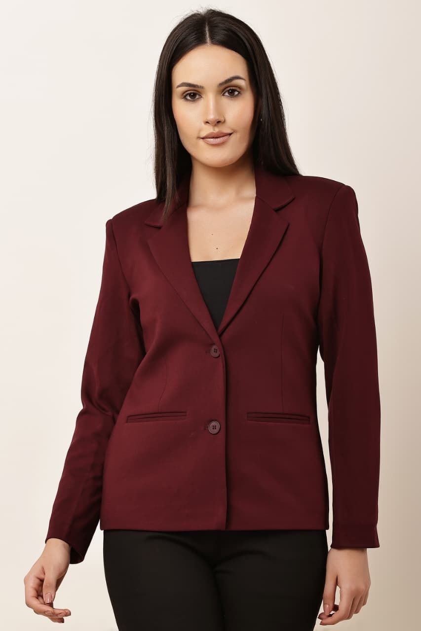 astiva Women Solid Single Breasted Casual, Formal, Festive, Lounge Wear, Wedding Blazer-picture-42