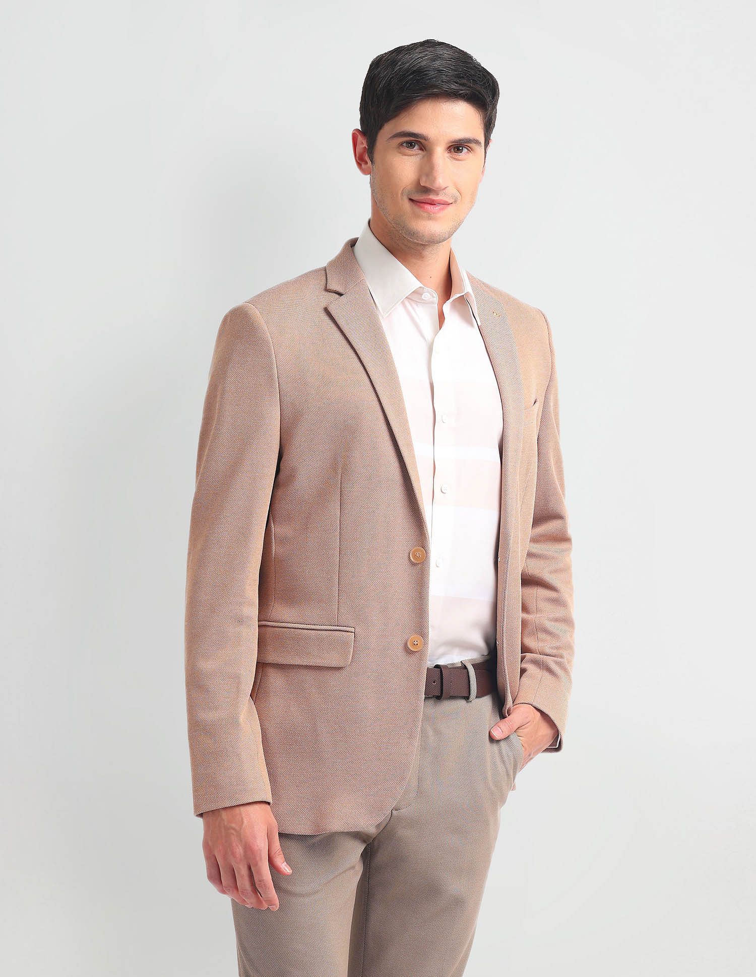 arrow Men Woven Single Breasted Formal Blazer-picture-23