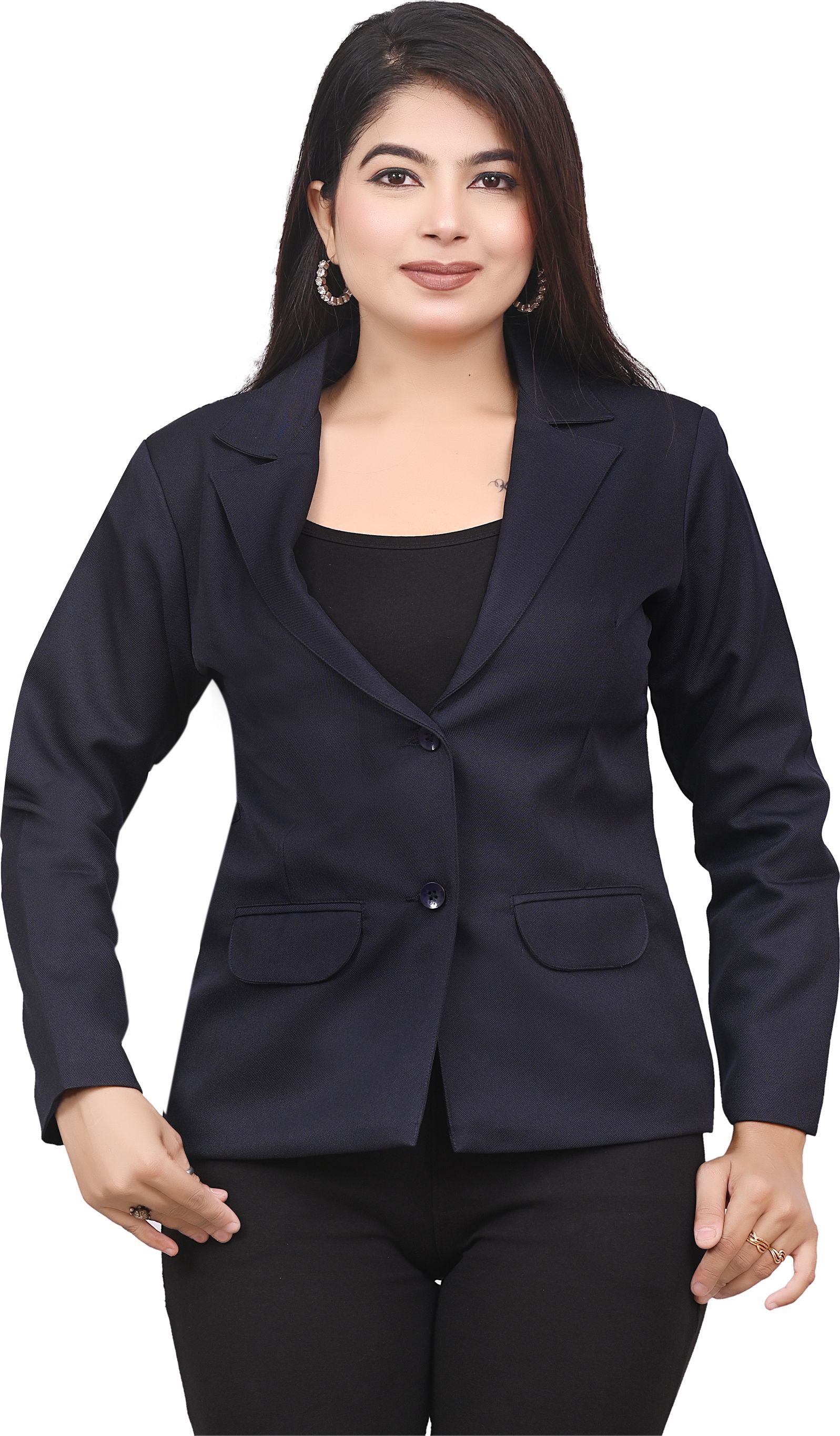 trendarc Women Self Design Single Breasted Casual, Formal, Party Blazer-picture-16