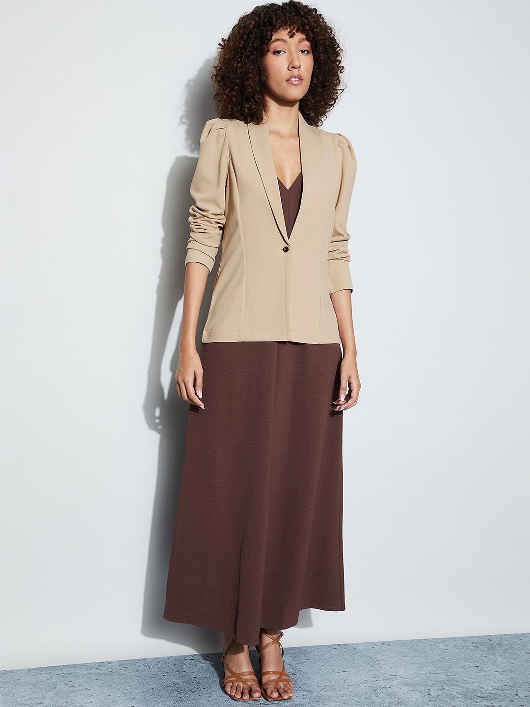 code by lifestyle Women Solid Single Breasted Casual Blazer-picture-15