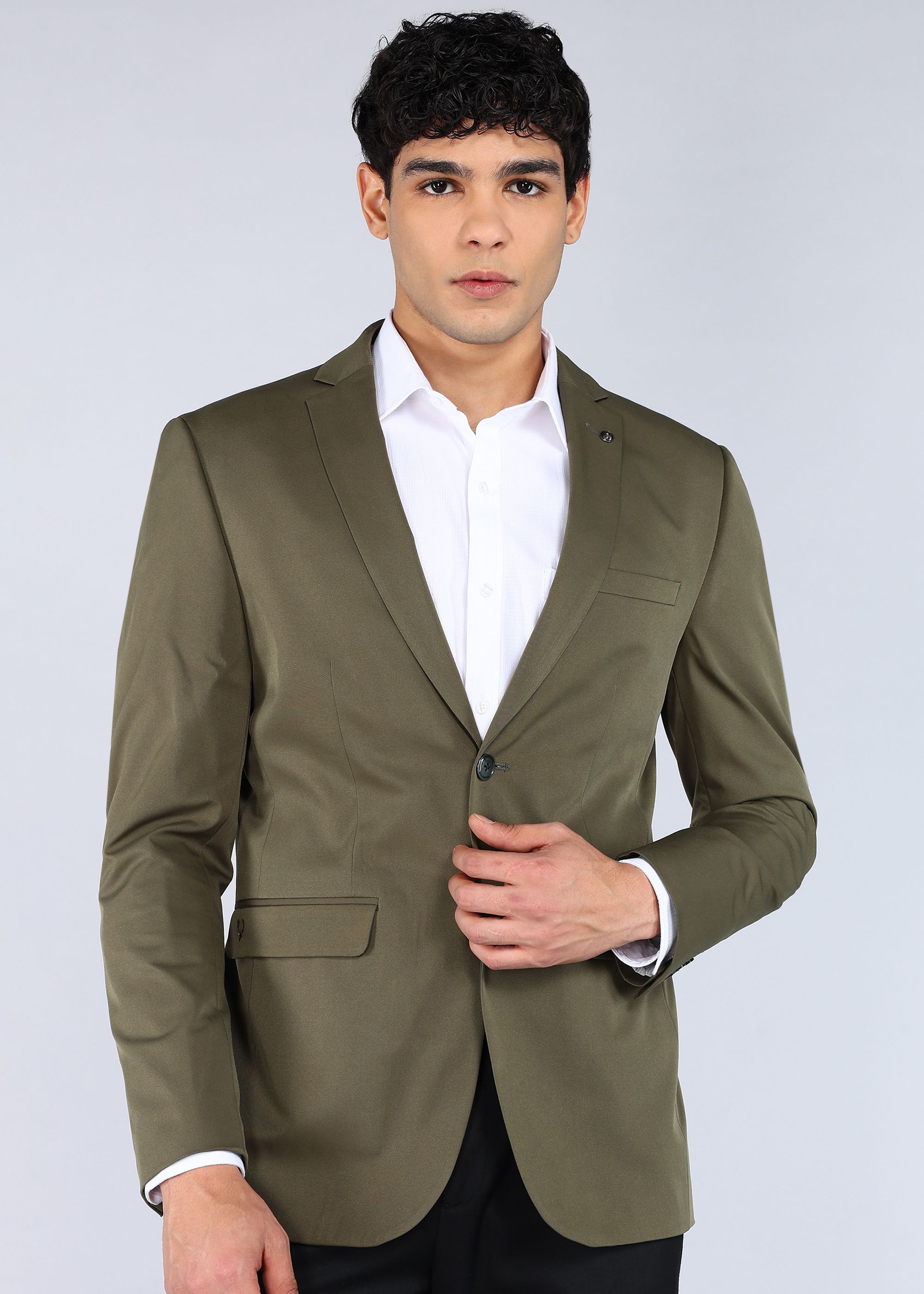 allen solly Men Solid Tuxedo Style Festive & Wedding Blazer-picture-25
