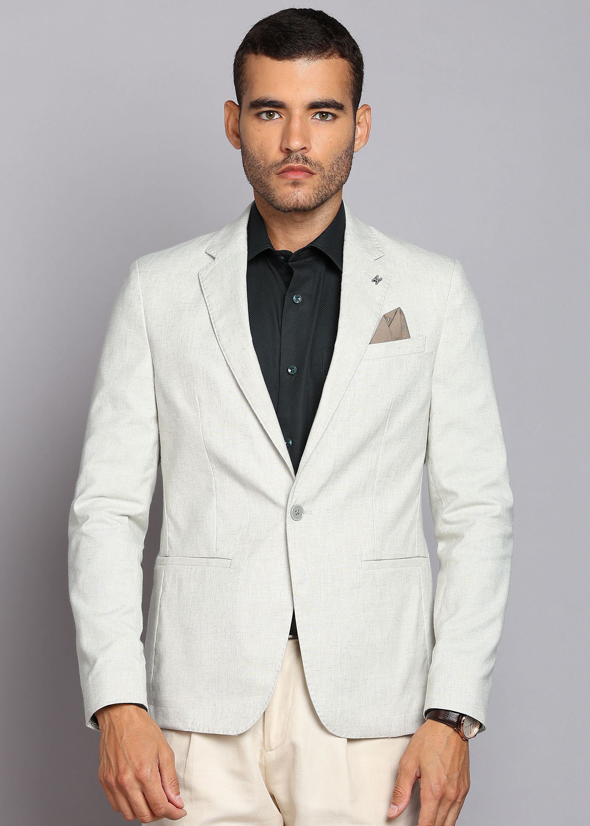 killer Men Solid Single Breasted Casual Blazer-picture-20