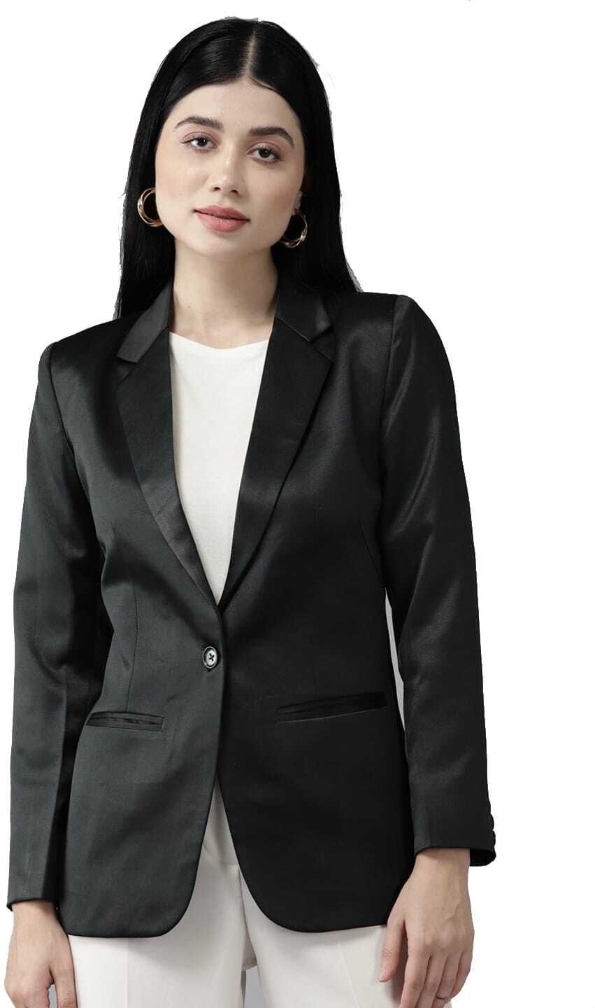 sanjitgarments Women Solid Single Breasted Casual Blazer-picture-45