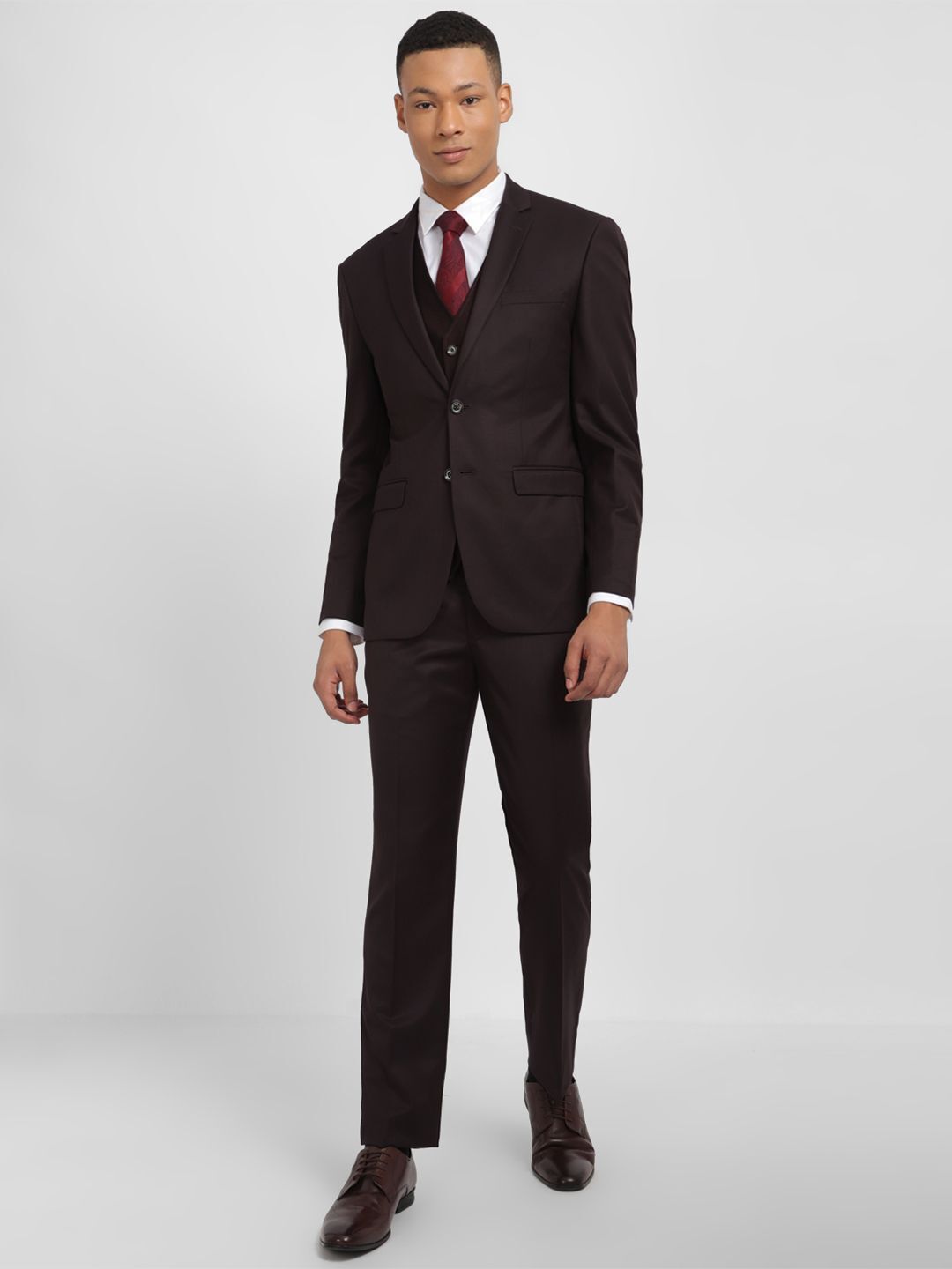 allen solly Men Regular Solid Suit-picture-41
