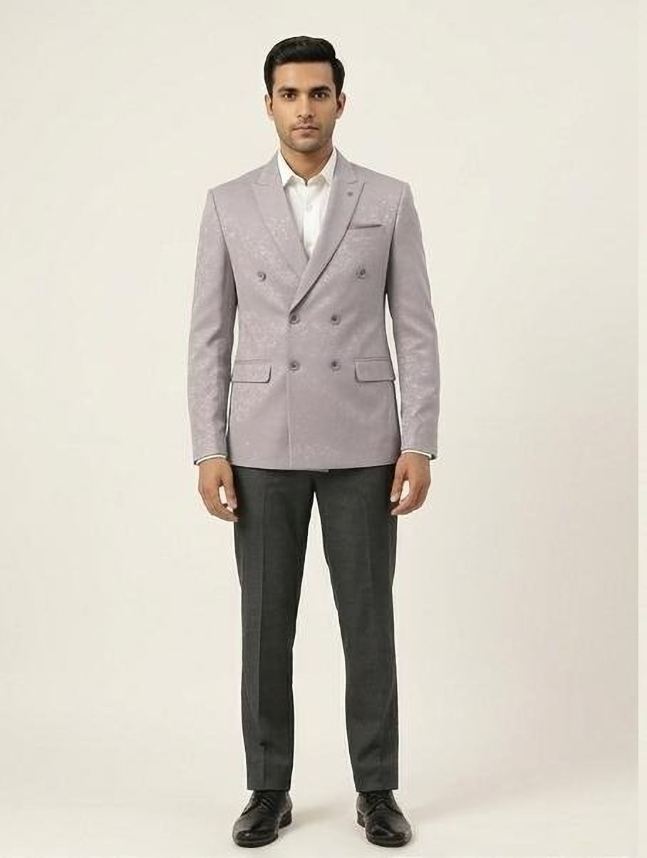 sdhkrj Men Woven, Floral Print Double Breasted Party, Formal, Festive & Wedding Blazer-picture-31