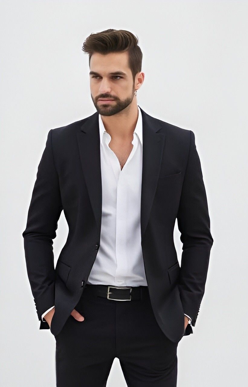 trulyfeb Men Solid Single Breasted Formal, Casual, Festive & Wedding Blazer-picture-22