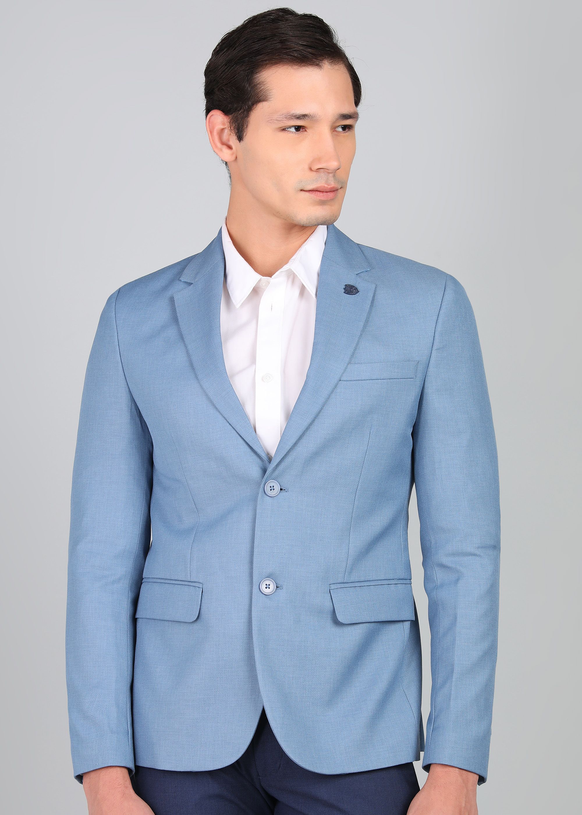 killer Men Self Design Single Breasted Formal Blazer-picture-28