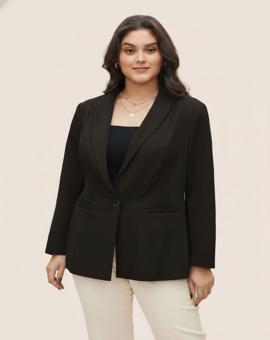 perfect productions Women Solid Single Breasted Casual Blazer-picture-32