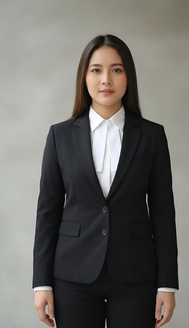 purever india Women Solid Single Breasted Casual Blazer-picture-5