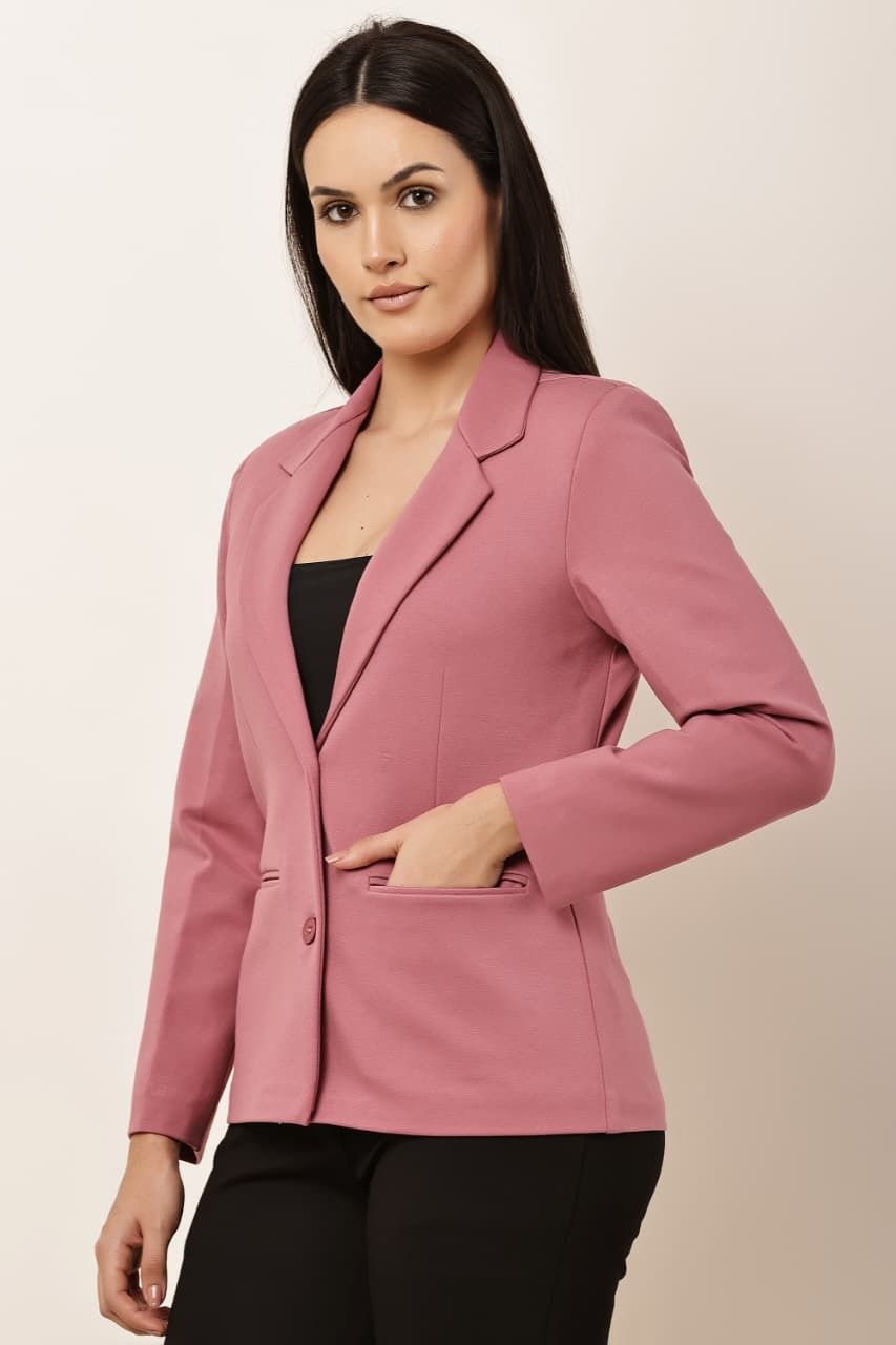 astiva Women Solid Single Breasted Casual, Formal, Festive, Lounge Wear, Wedding Blazer-picture-33