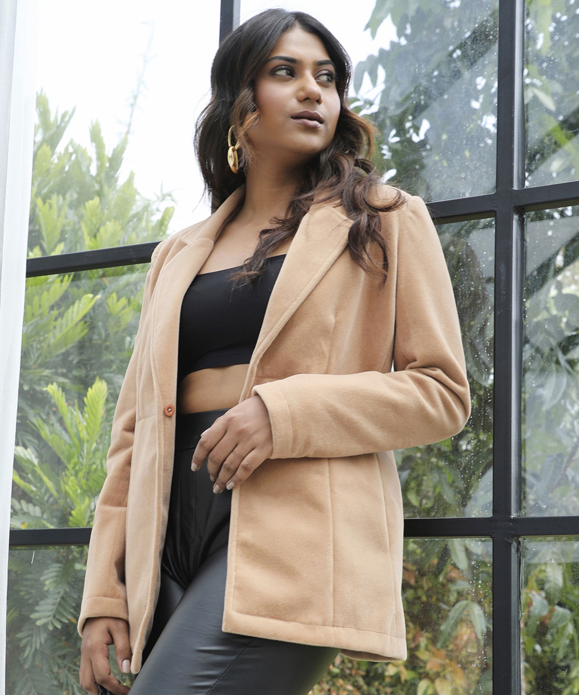 pinacolada Women Solid Double Breasted Casual Blazer-picture-40