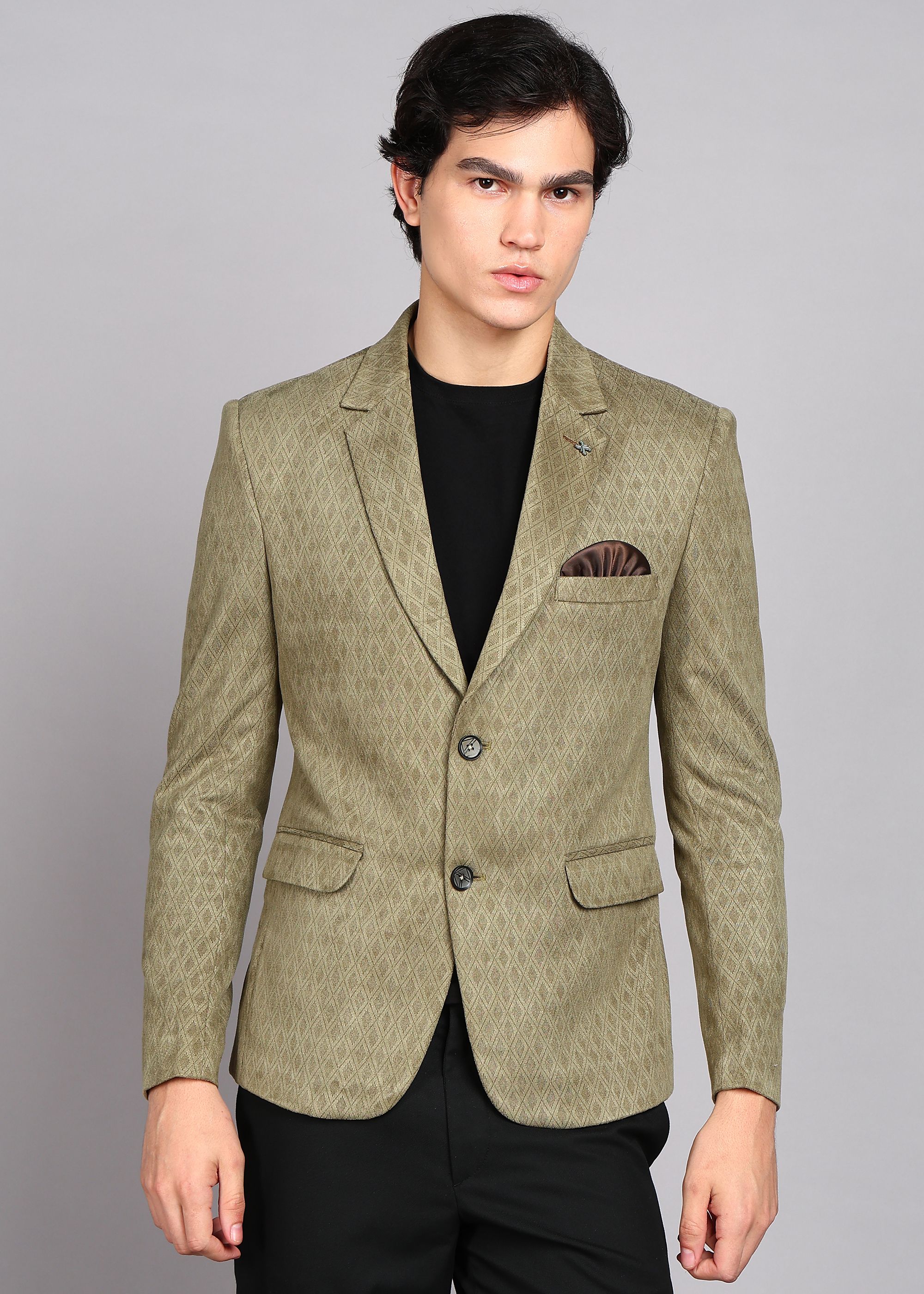 killer Men Printed Single Breasted Casual Blazer-picture-47