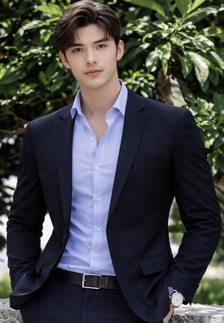 tinz Men Solid Single Breasted Casual Blazer-picture-15