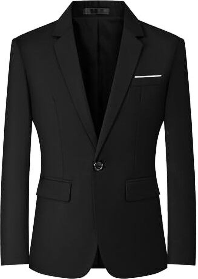 Men Solid Double Breasted Formal Blazer