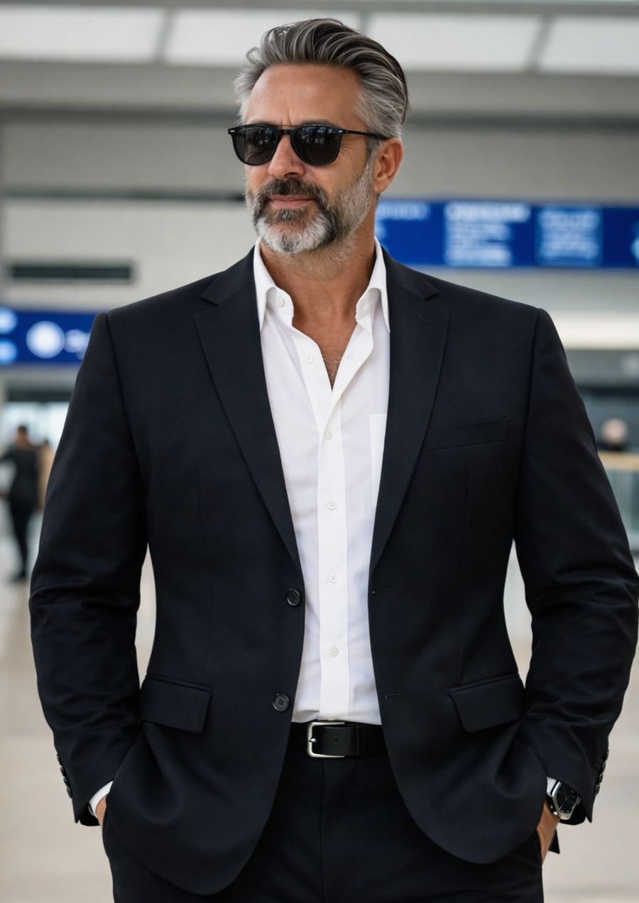 tinz Men Solid Single Breasted Casual Blazer-picture-13