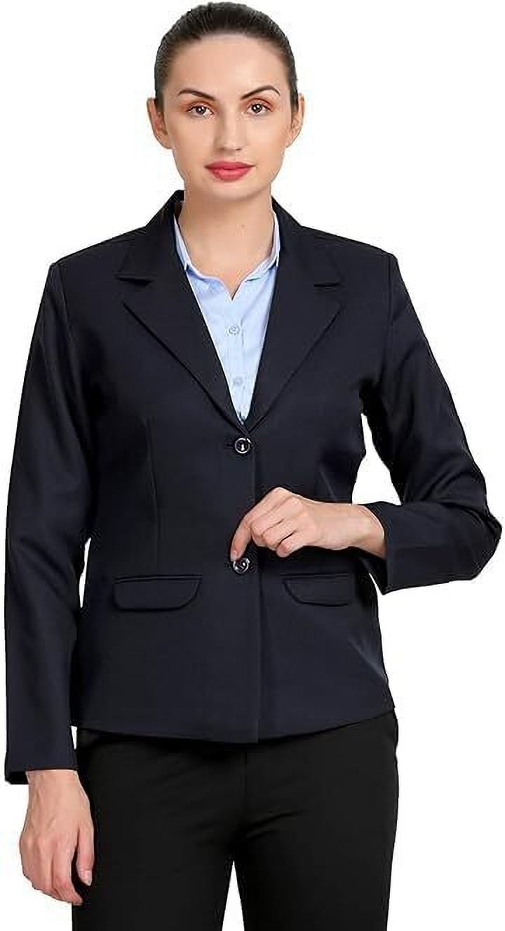 bluewears Women Solid Single Breasted Casual, Formal, Party, Festive & Wedding Blazer-picture-10