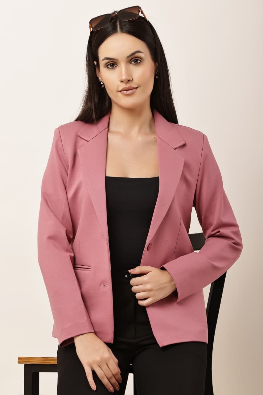 astiva Women Solid Single Breasted Casual, Formal, Festive, Lounge Wear, Wedding Blazer-picture-34