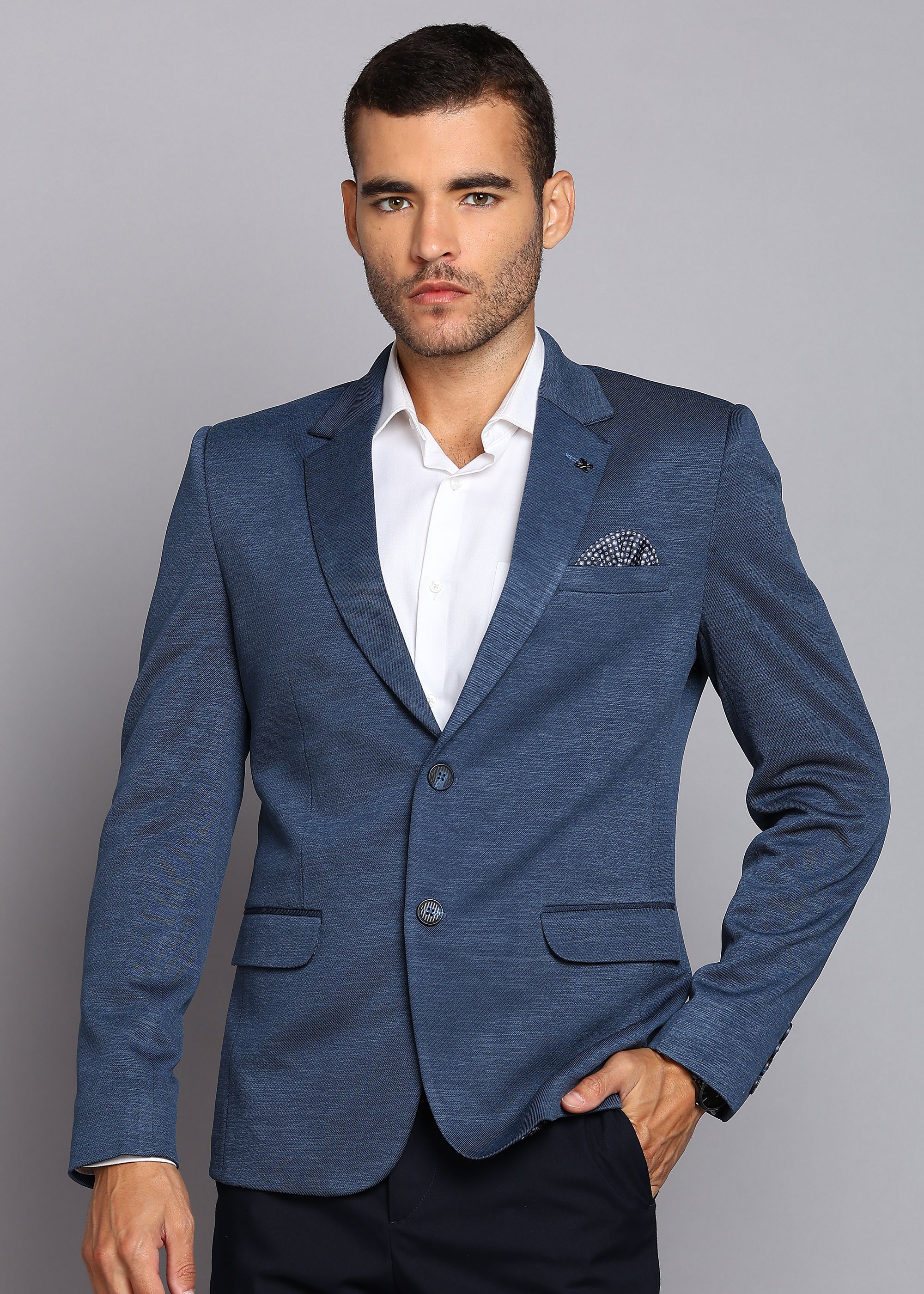 killer Men Solid Single Breasted Casual Blazer-picture-40