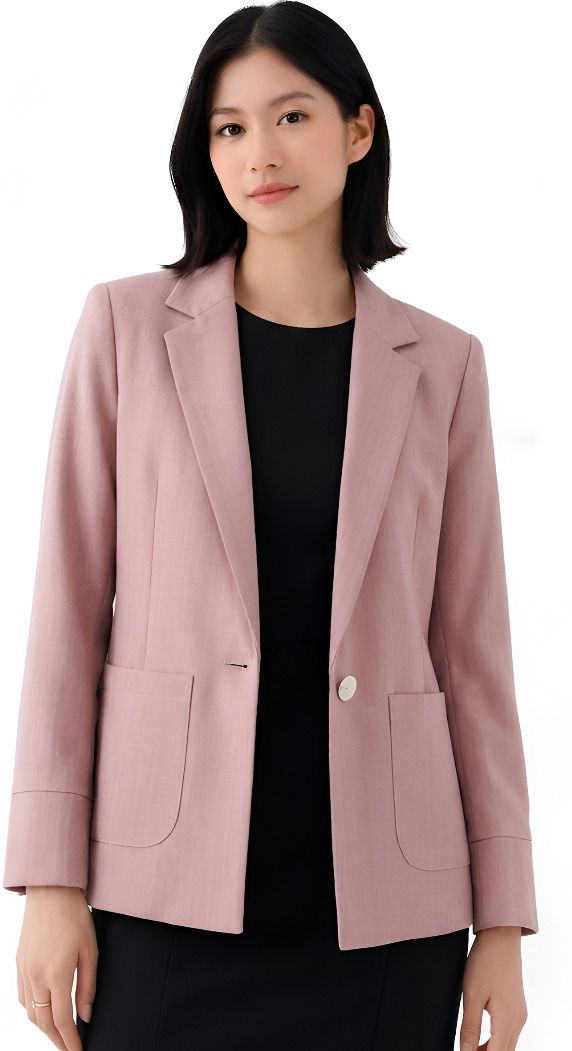 cadmon Women Solid Single Breasted Casual Blazer-picture-40
