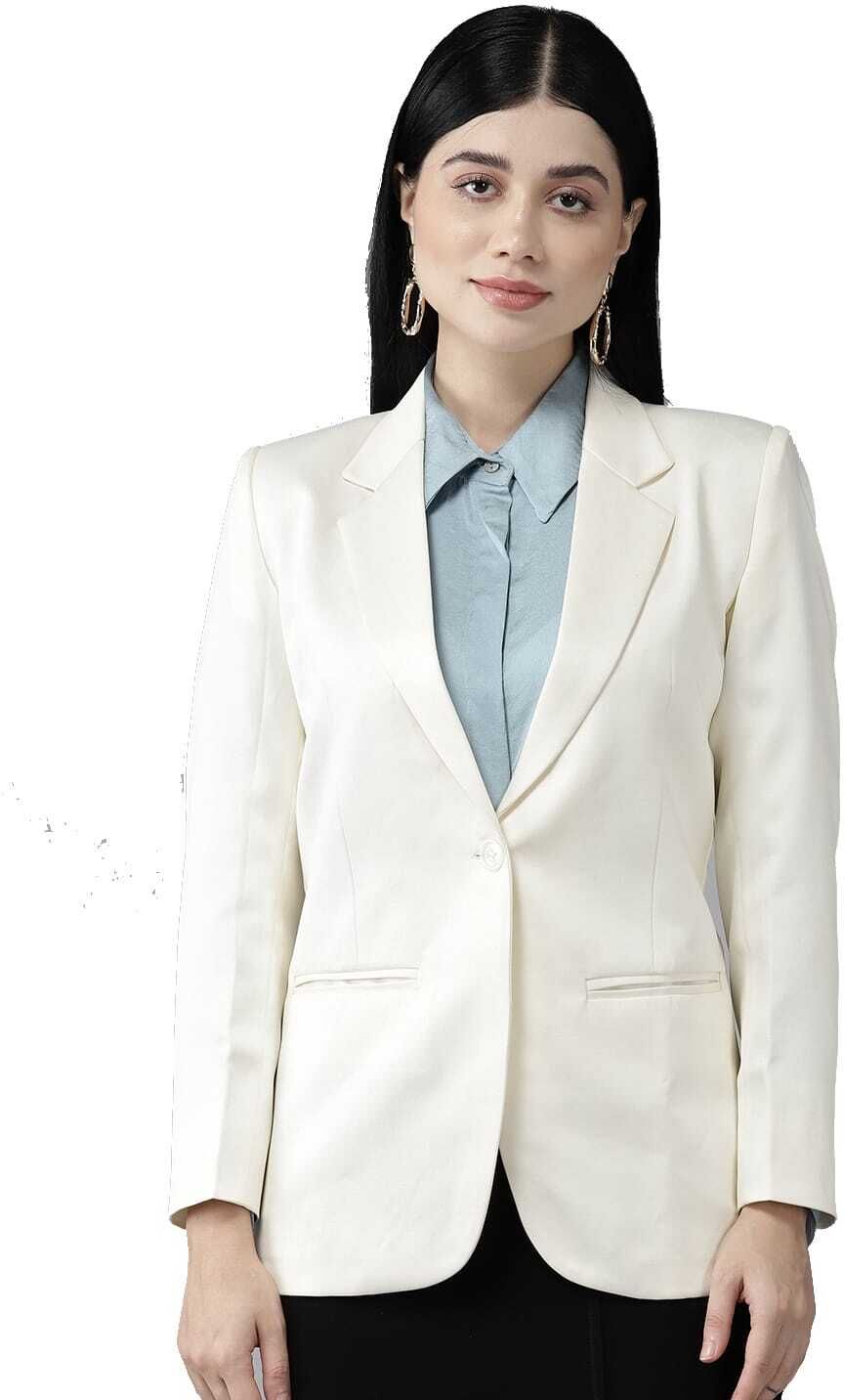 sanjitgarments Women Solid Single Breasted Formal Blazer-picture-26
