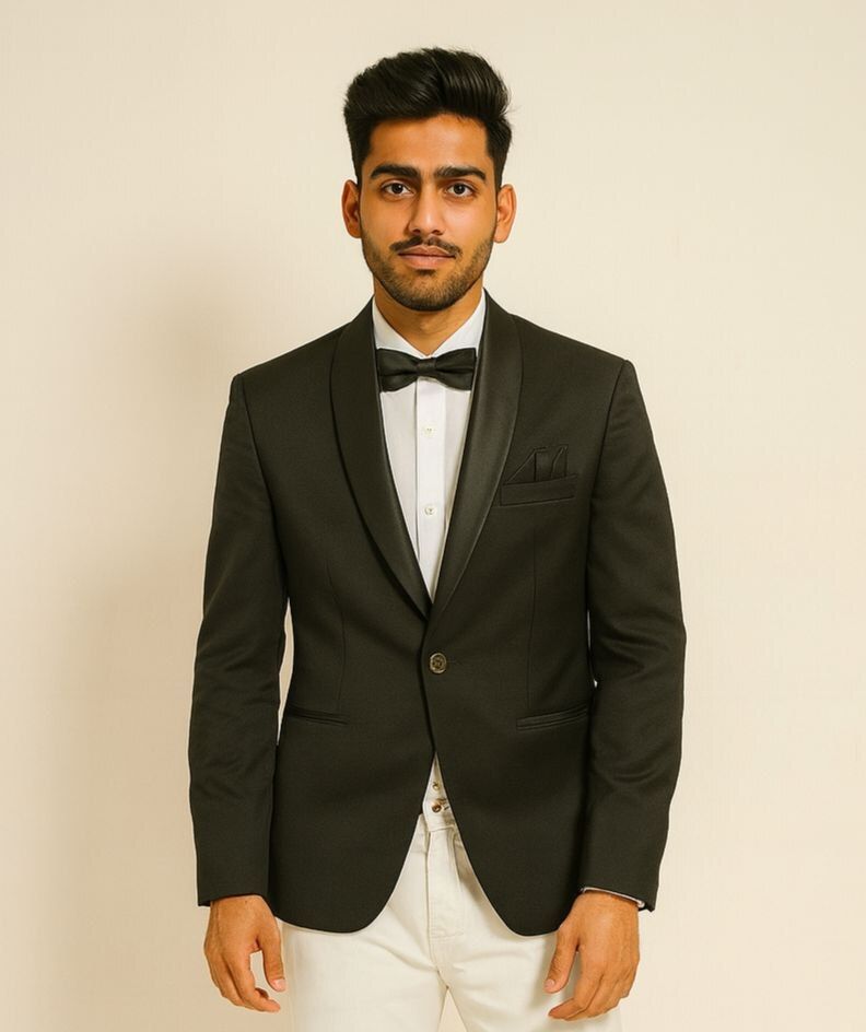 Men Self Design Tuxedo Style Casual, Formal, Party, Wedding, Festive & Wedding, Sports Blazer