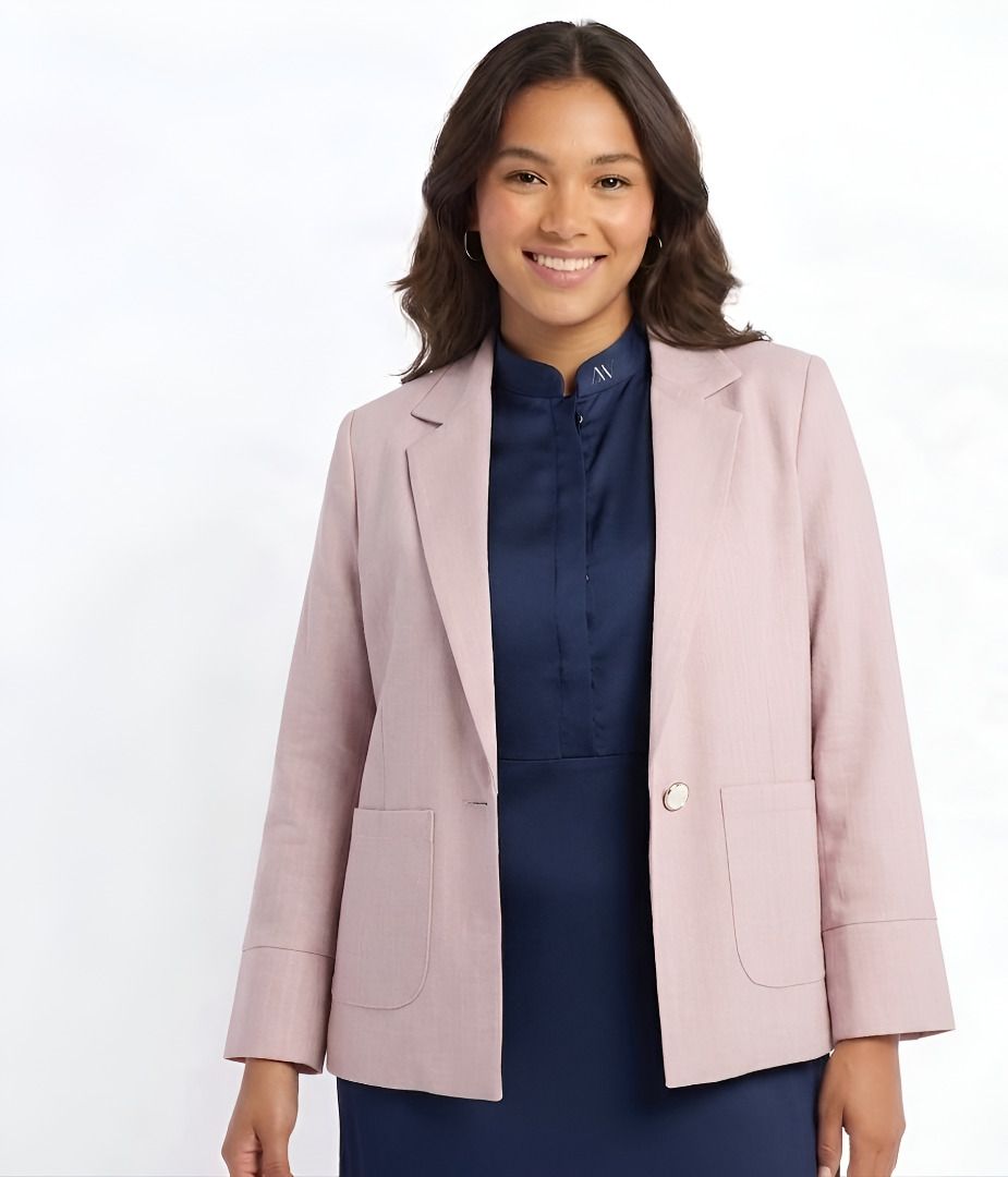 cadmon Women Solid Single Breasted Casual Blazer-picture-31