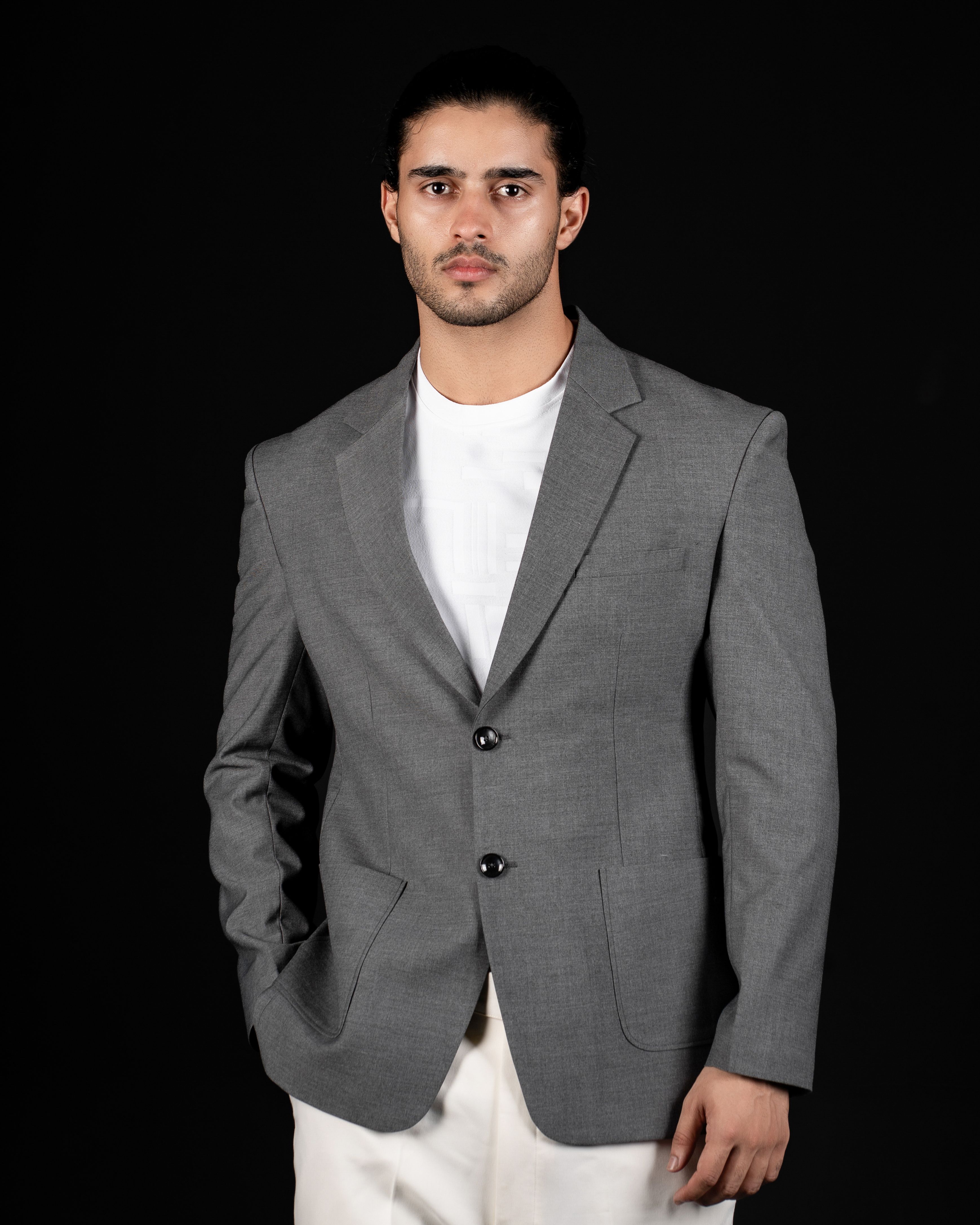 orban blazer Men Self Design Single Breasted Festive & Wedding Blazer-picture-16