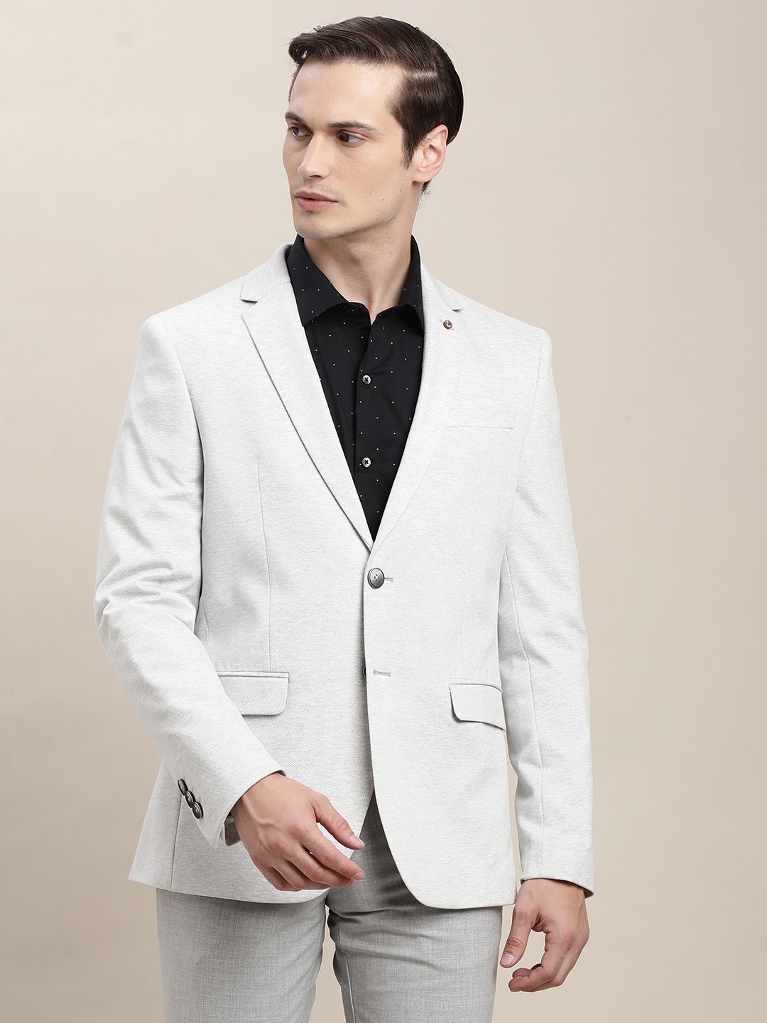 turtle Men Solid Single Breasted Casual Blazer-picture-21