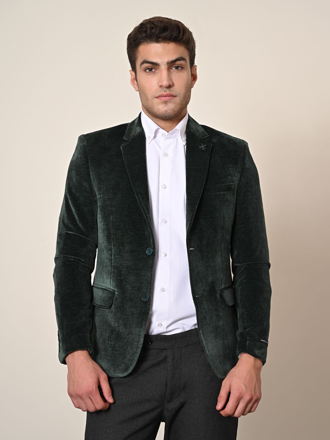 killer Men Solid Single Breasted Casual Blazer-picture-25