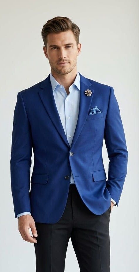 asthetic Men Self Design Single Breasted Party, Festive, Formal, Wedding, Casual Blazer-picture-24