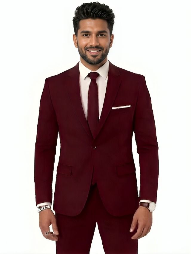 darbar in Men Solid Single Breasted Casual, Formal, Festive & Wedding, Party Blazer-picture-14