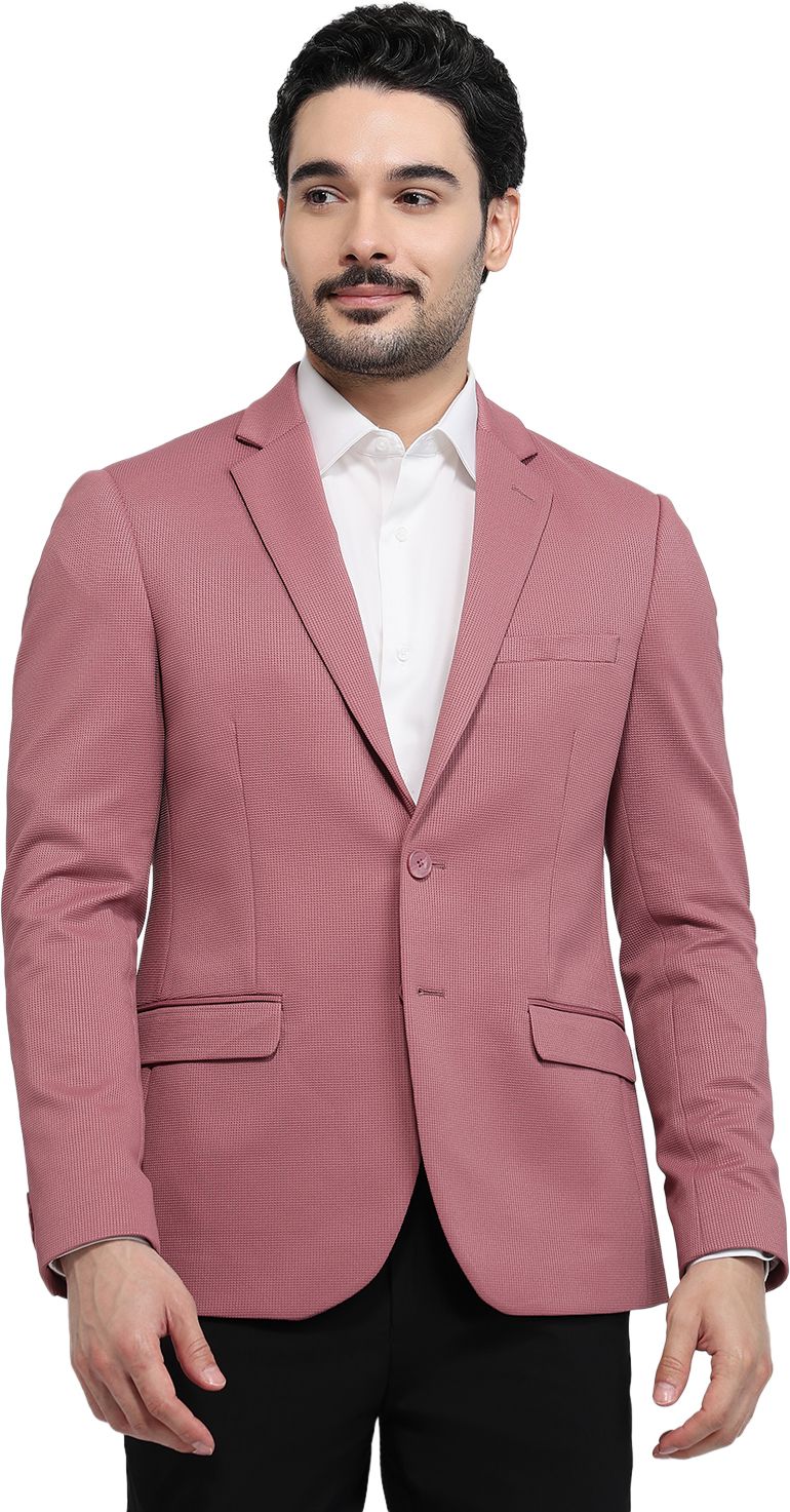 raymond Men Self Design Single Breasted Formal Blazer-picture-25