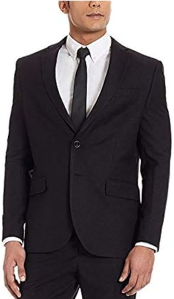 risani Men Solid Single Breasted Casual Blazer-picture-20