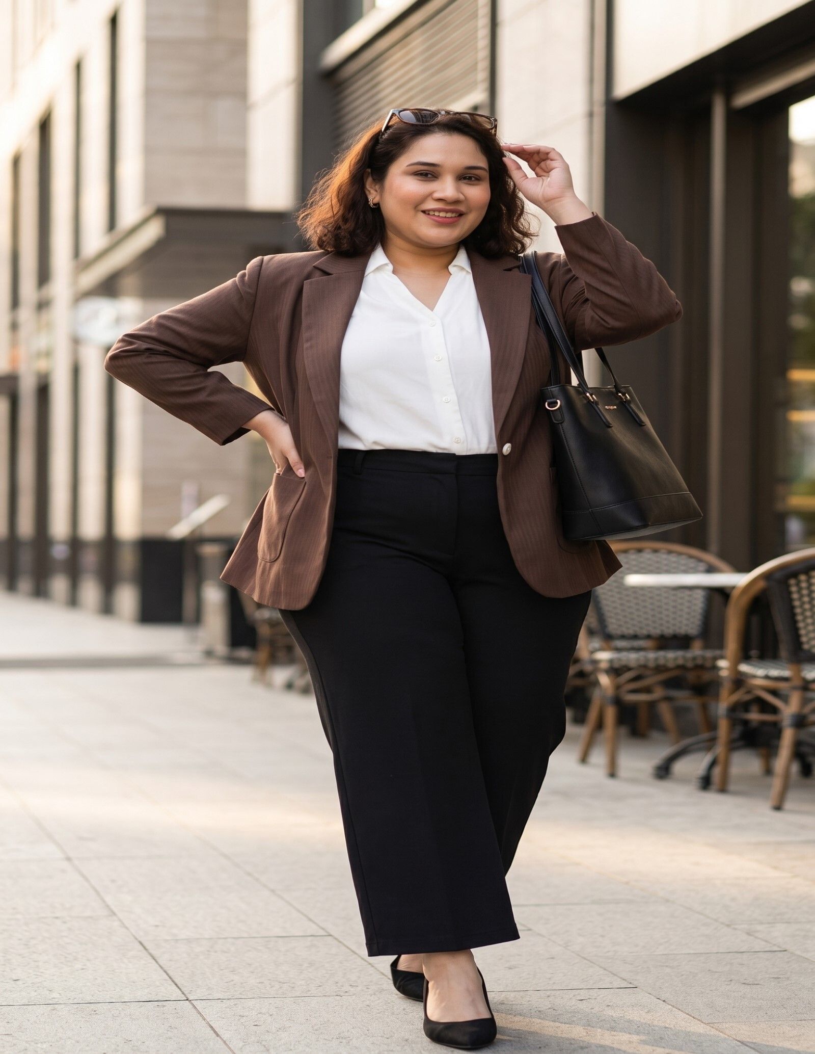 perfect productions Women Solid Single Breasted Formal Blazer-picture-10