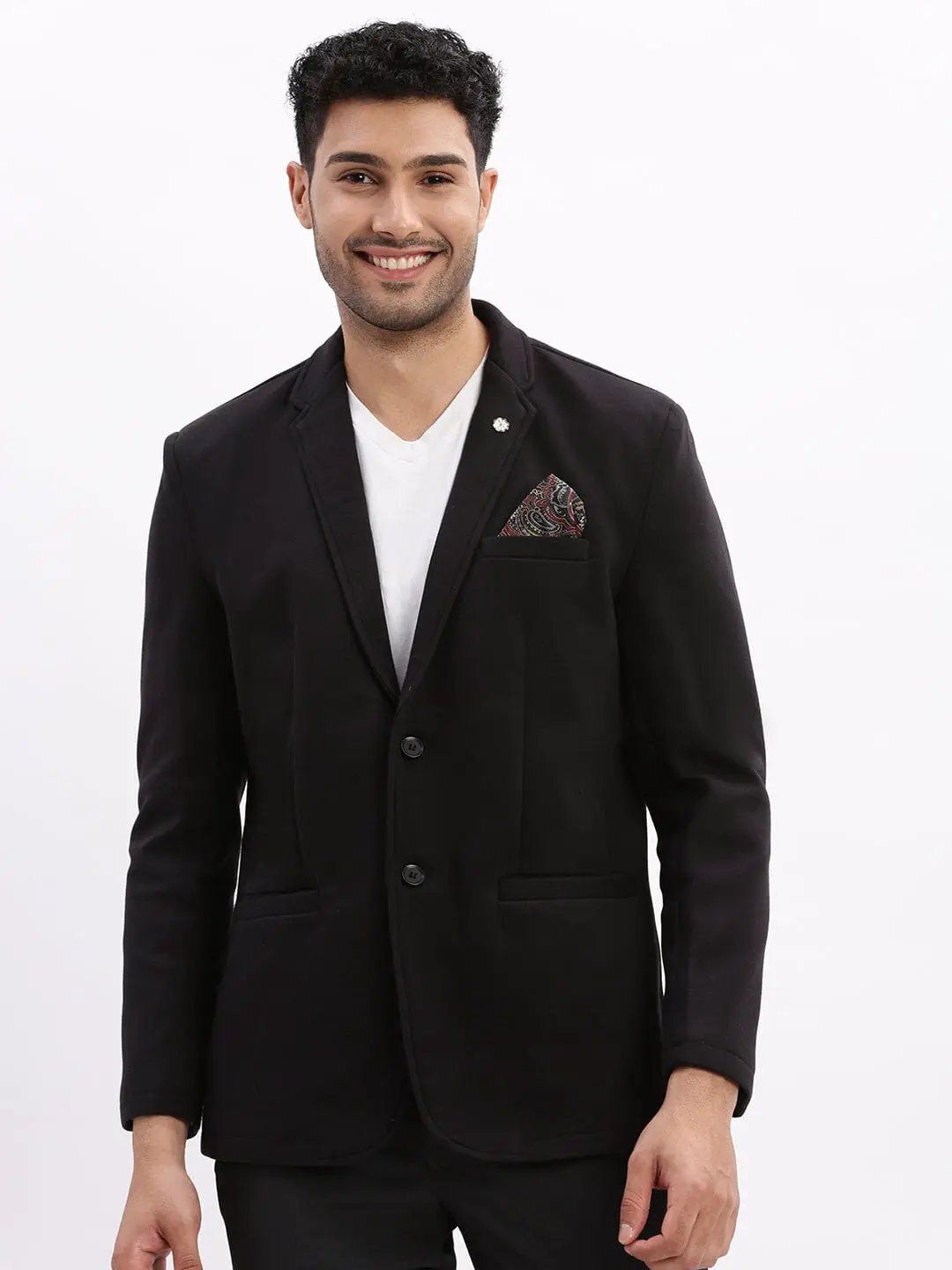 showoffff Men Solid Single Breasted Casual Blazer-picture-27