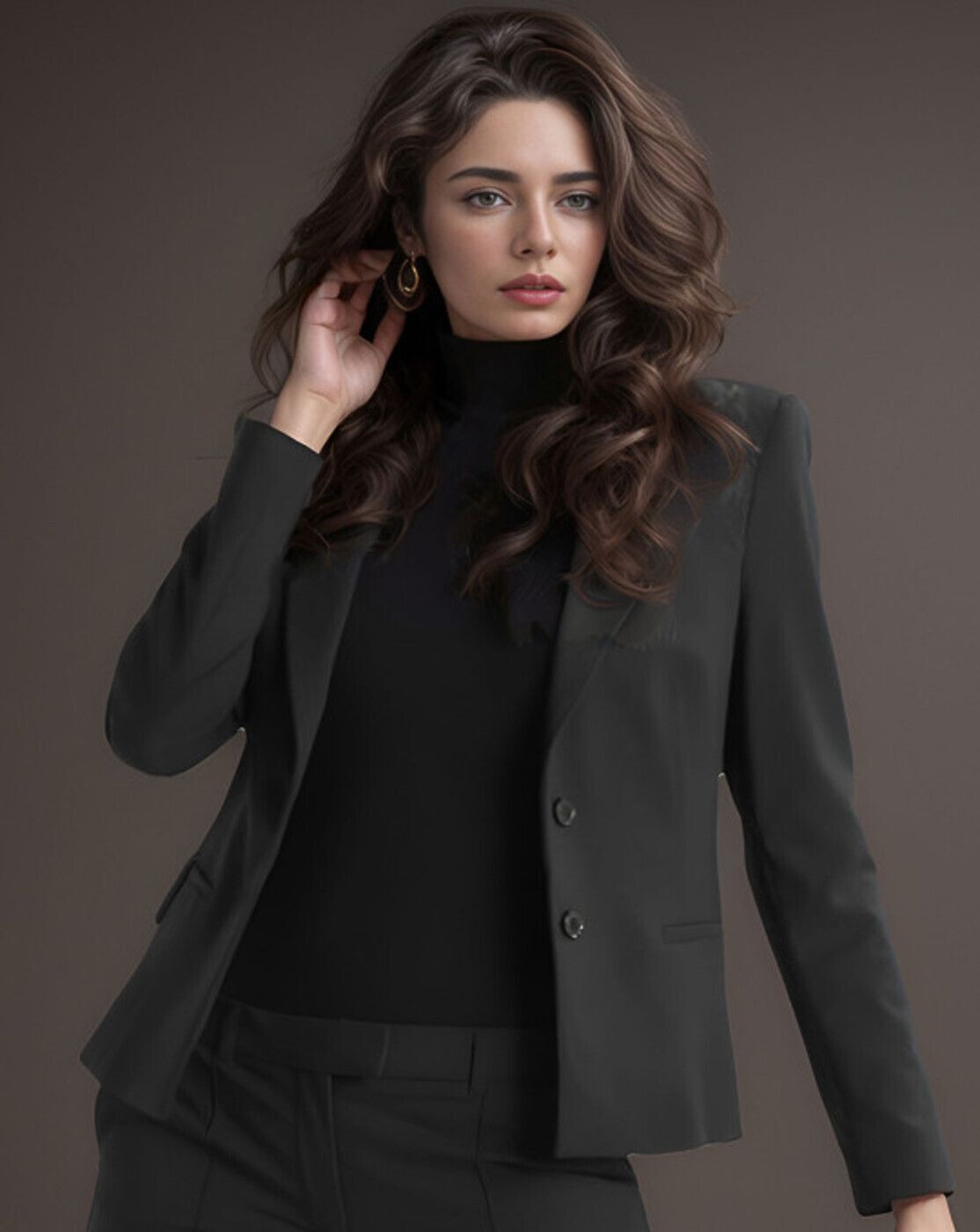 onayafashions Women Solid Single Breasted Casual Blazer-picture-34